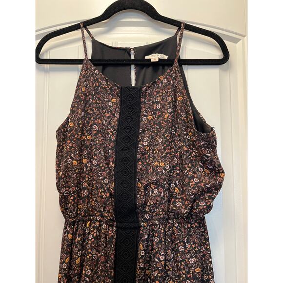 Knox Rose Women’s Sleeveless High Low Hem Boho Floral Dress Size M Multicolor - Picture 3 of 6